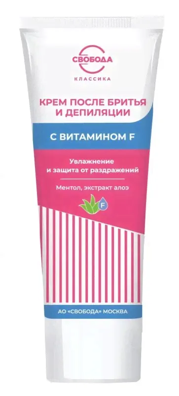 СВОБОДА Крем после бритья и депиляции с вит.F и алоэ в лам.тубе (80гр).15 /арт-1082773-0
